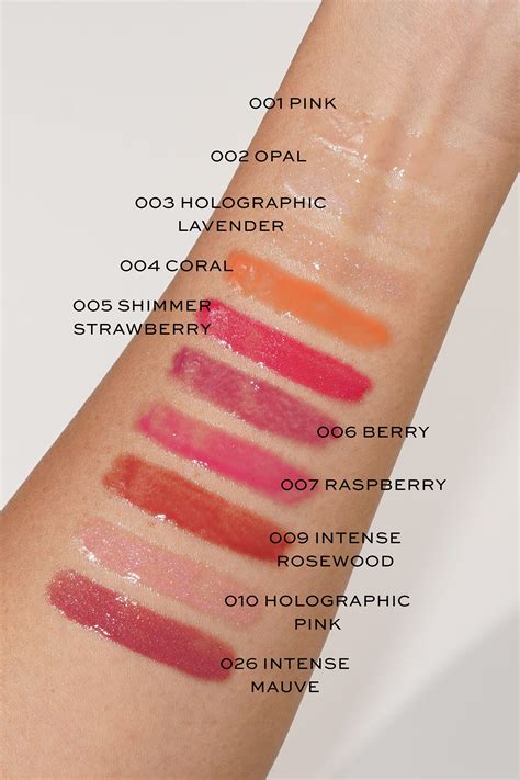 dior addict lip glow sheer lip balm|Dior lip gloss color chart.